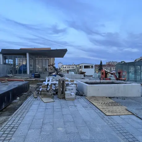 Budowa Rzeszowskiego Centrum Komunikacyjnego [październik 2023] - fot 7